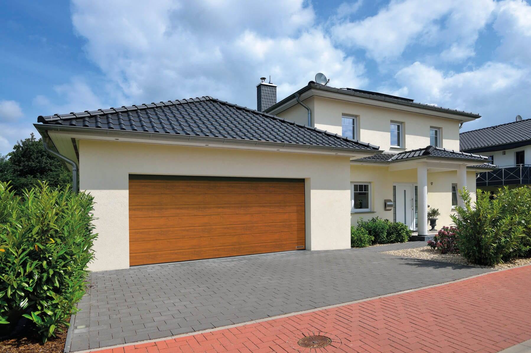 Garagepoort H&ouml;rmann Golden Oak
