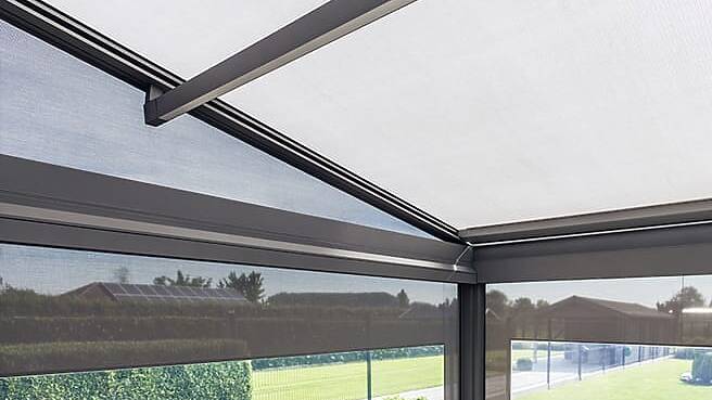 Renson pergola - Driehoekig glasvezeldoek